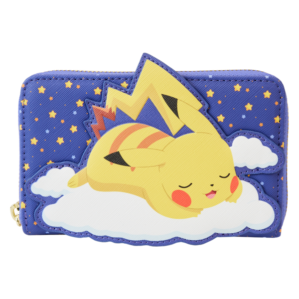 Pokemon - Sleeping Pikachu & Friends Zip Around Wallet Purse
