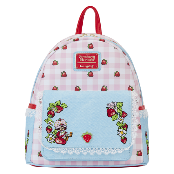 Strawberry Shortcake - Denim Pocket Mini Backpack