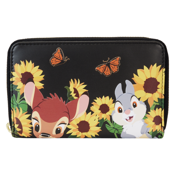 Bambi - Sunflower Friends Zip Around Wallet Purse