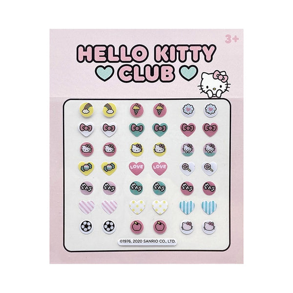 Hello Kitty Club Stick on Earrings