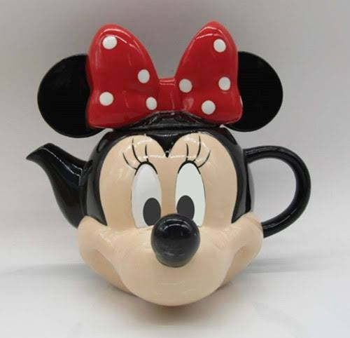 Minnie Mouse Head Moulded Teapot
