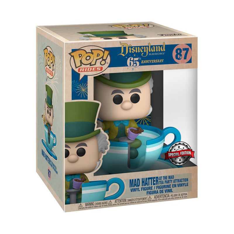 Disneyland 65th Anniversary - Mad Hatter Teacup US Exclusive Pop! Ride [RS]