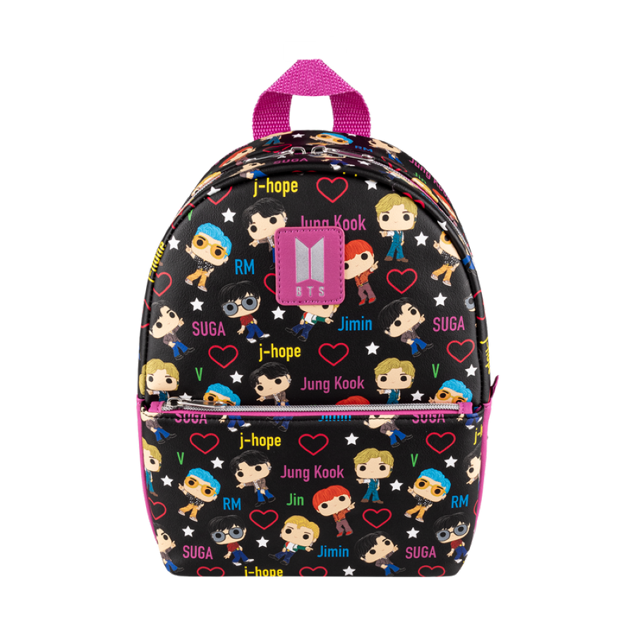 Blue Galaxy BTS Jin Allover Printed Backpack