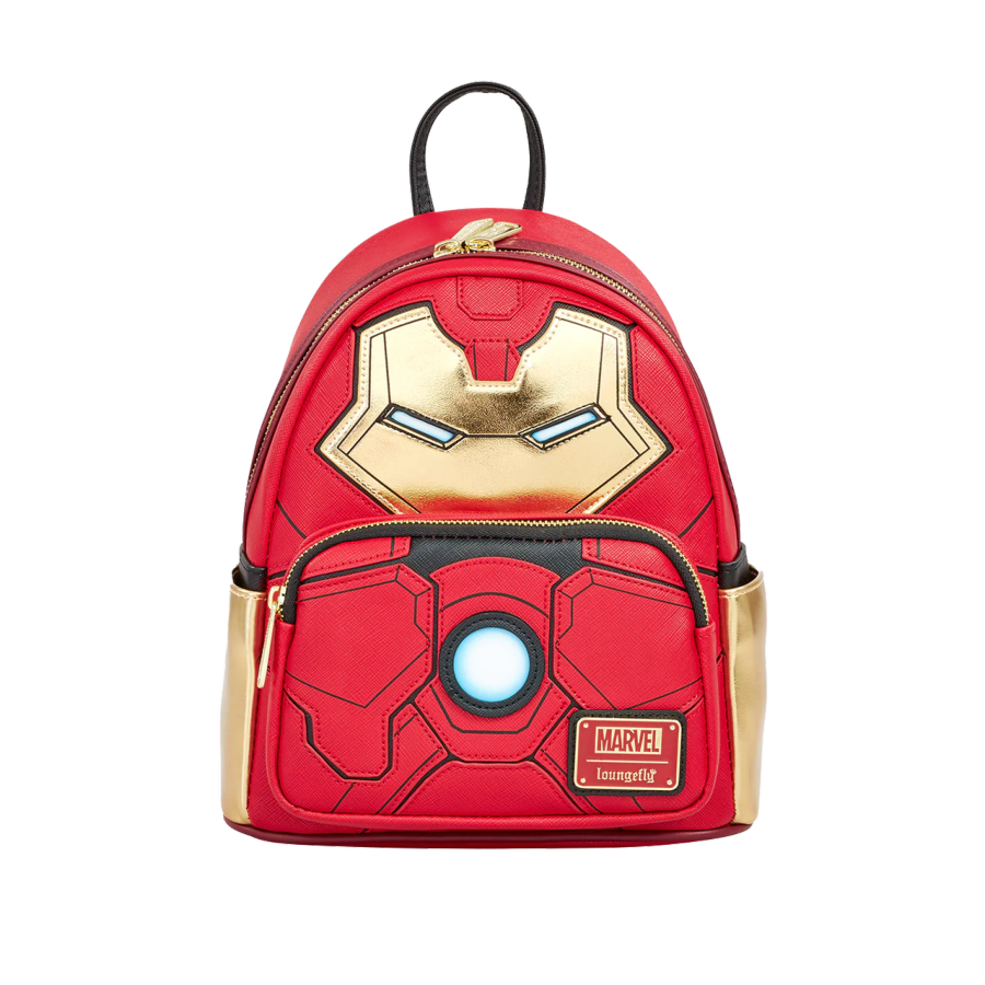 Buy Marvel Comics Hulkbuster Light Up Arc Reactor Mini Backpack RS Online Australia Minitopia
