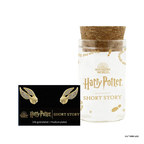 Harry Potter - Diamante Snitch Earrings
