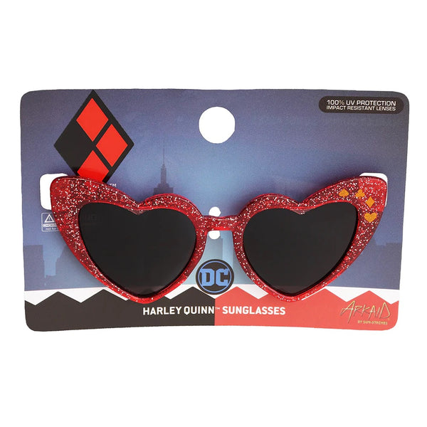 Arkaid Harley Quinn Heart Sunglasses