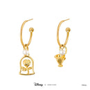 Disney - Beauty and the Beast Hoop Earrings (Gold)