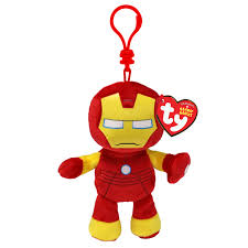 Marvel - Beanie Babies Clip - Iron Man