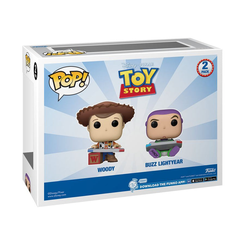 Toy Story - Woody & Buzz Gaming C2E2 2024 Pop! Vinyl 2 Pack [RS]