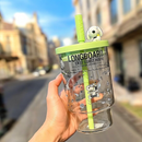 Snoopy Travel Cup with Straw and Handle - 850ml