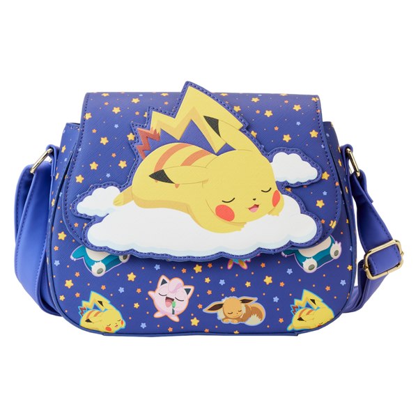 Pokemon - Sleeping Pikachu & Eevee Crossbody Bag
