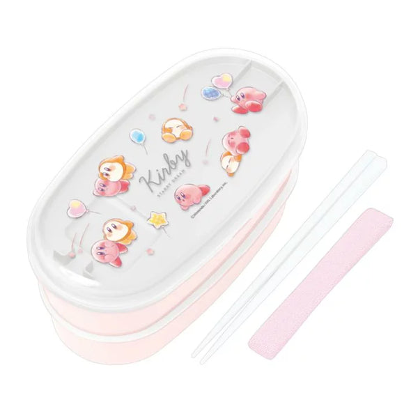 Kirby Starry Dream Oval 2 Tier Bento Box | 630ml