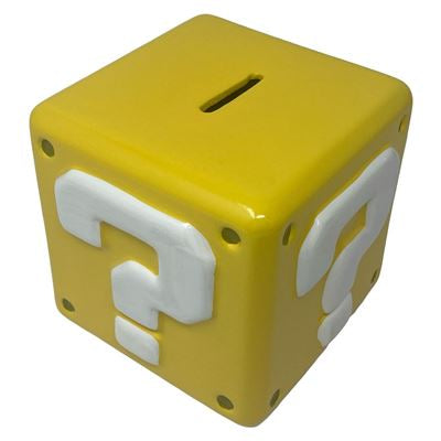 Super Mario Bros - Question Mark Block Shaped Money Bank