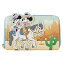 Disney - Western Mickey & Minnie Zip Around Wallet