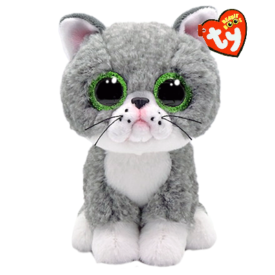 Beanie Boos Regular - Fergus the Gray Cat
