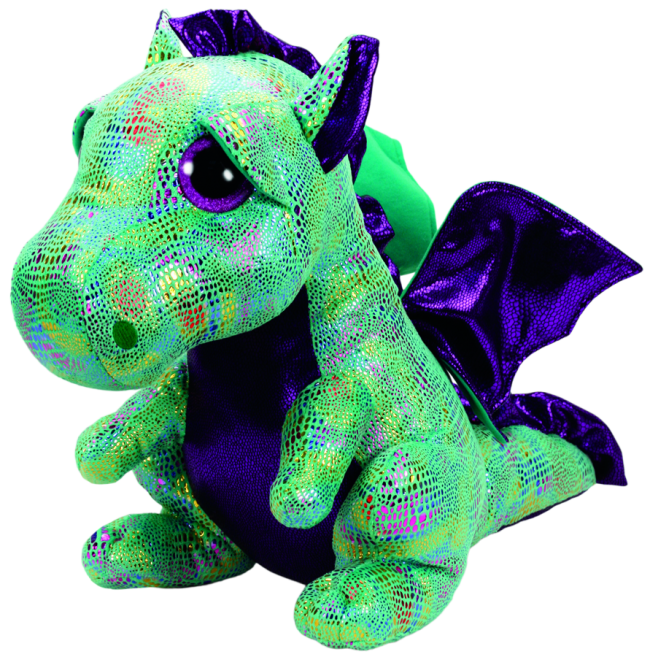 Beanie Boos Large - Cinder the Green Dragon