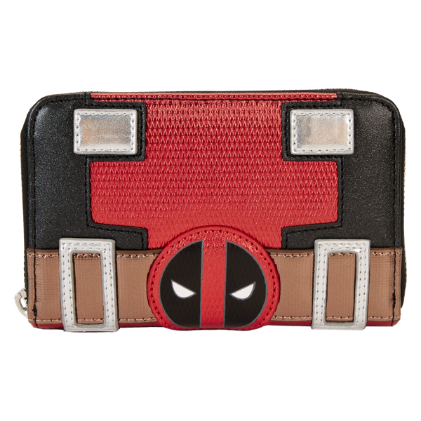 Marvel - Deadpool Metallic Cosplay Zip Around Wallet