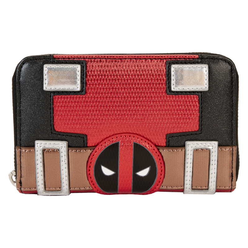 Marvel - Deadpool Metallic Cosplay Zip Around Wallet
