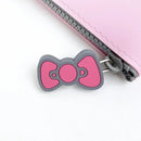 NUU - Small Hello Kitty Face Pink Zipper Pouch