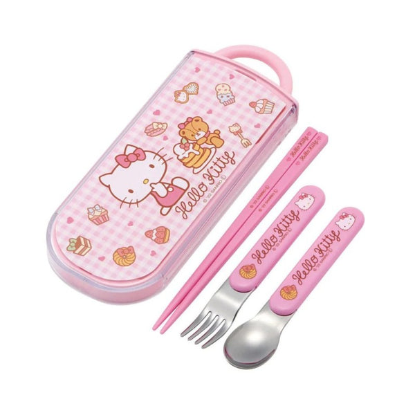 Hello Kitty Slide Cutlery Trio Set | Sweet Treats