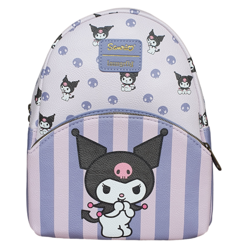 Sanrio - Kuromi Stripe Mini Backpack [RS]