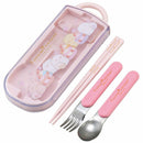 Sanrio - Funwari Necolon Slide Cutlery Trio Set