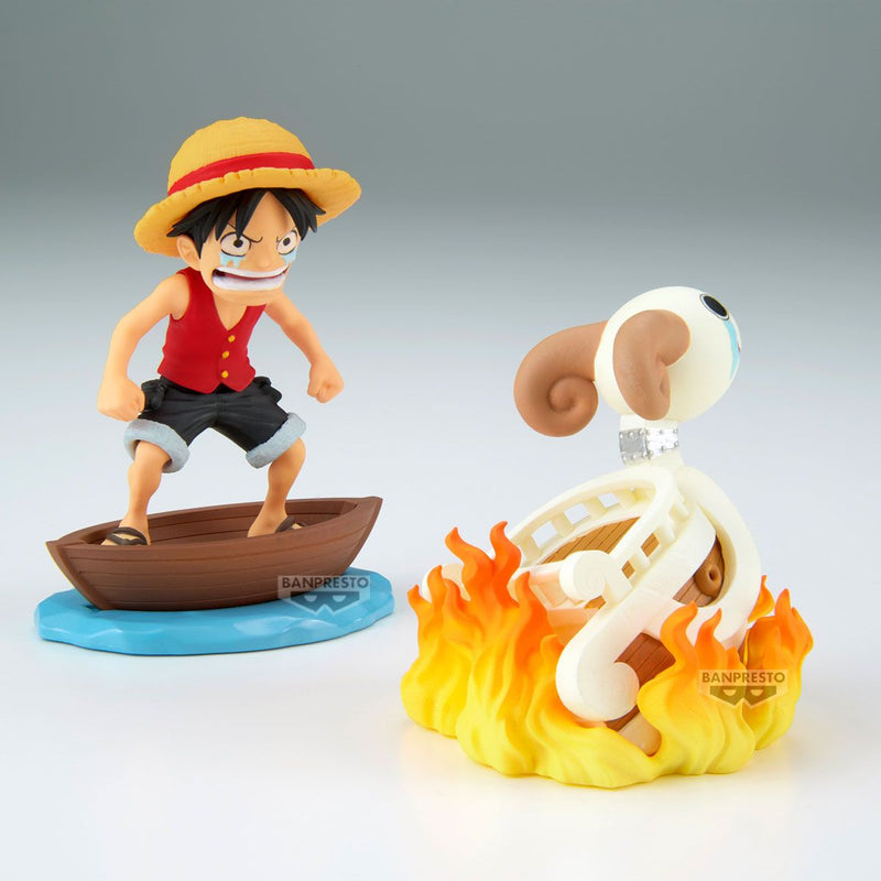 One Piece - World Collectable Figure Log Stories - Monkey D. Luffy & Going Merry