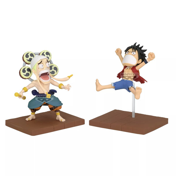 One Piece - World Collectable Figure Log Stories - Monkey D. Luffy & Enel