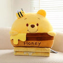 Disney - Winnie the Pooh Plush Cushion with Blanket