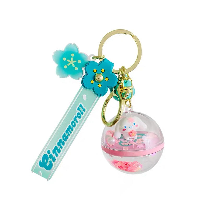 Sanrio - Cinnamoroll & My Melody Sakura Bauble Keychain