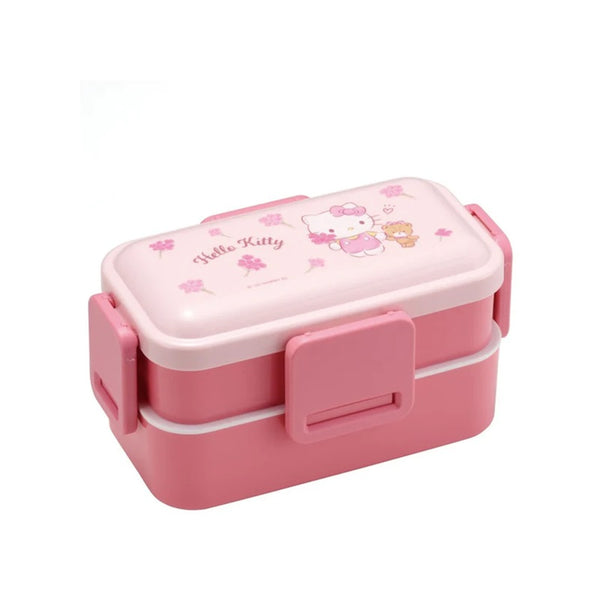 Hello Kitty Two-Tier Bento Box 600ml | Flowers