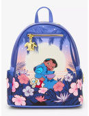 Lilo & Stitch – Sunset Beach Scene Floral Mini Backpack