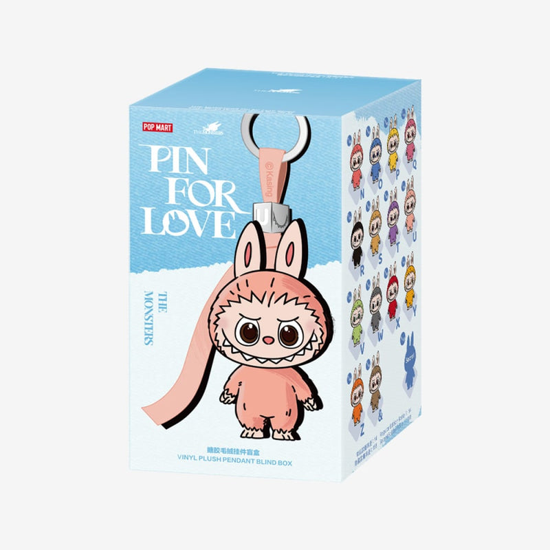 Pop Mart - The Monsters Labubu - Pin for Love Plush Pendant Blind Box (N-Z)