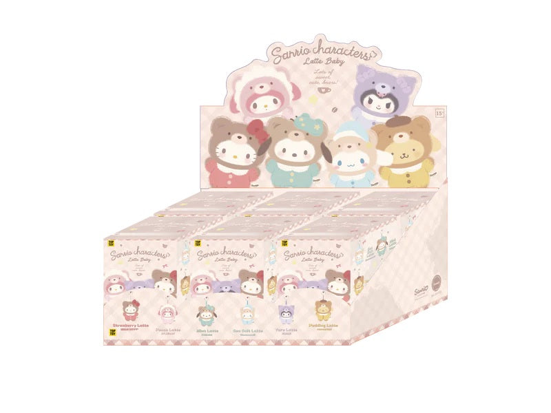 Top Toy - Sanrio Characters Latte Baby Vinyl Plush Keychain Blind Box