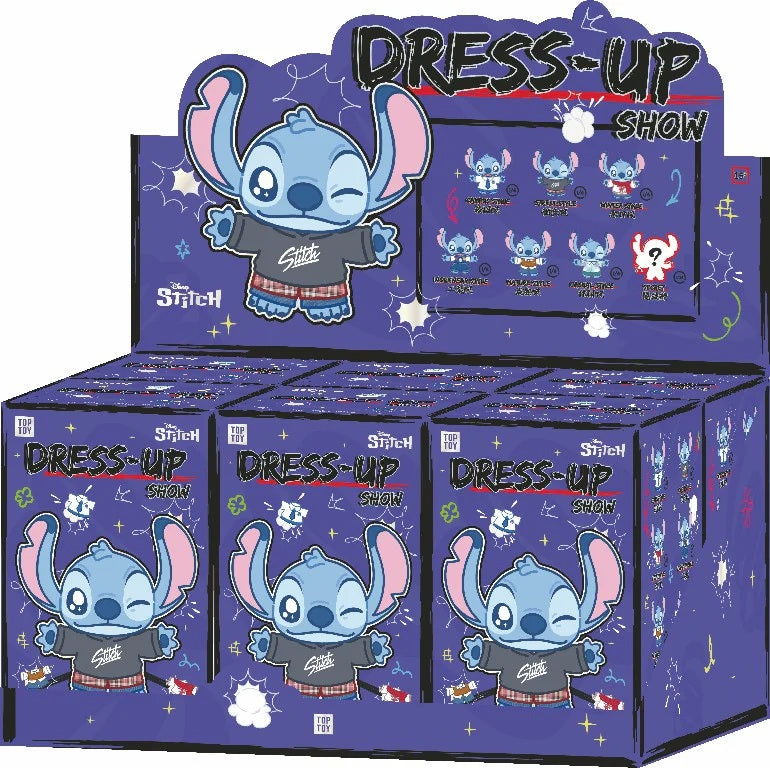 Top Toy x Disney - Stitch Dress Up Show Series Vinyl Plush Blind Box
