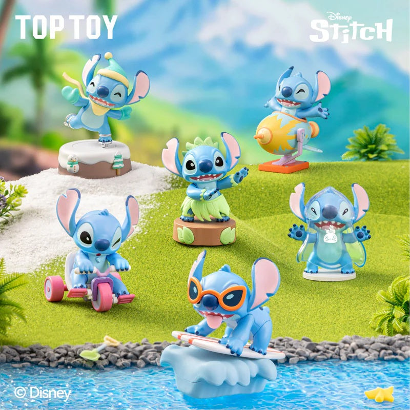 Top Toy x Disney - Stitch Cute Action Series Figures Blind Box