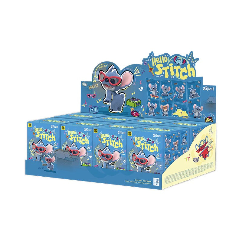 Top Toy x Disney - Hello Stitch Series Flocked Figures Blind Box