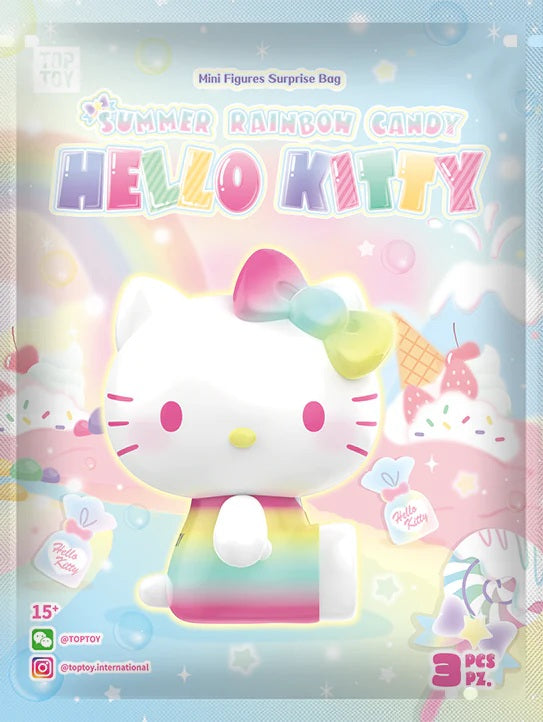 Top Toy x Sanrio - Hello Kitty Summer Rainbow Candy Mini Figures Blind Bag