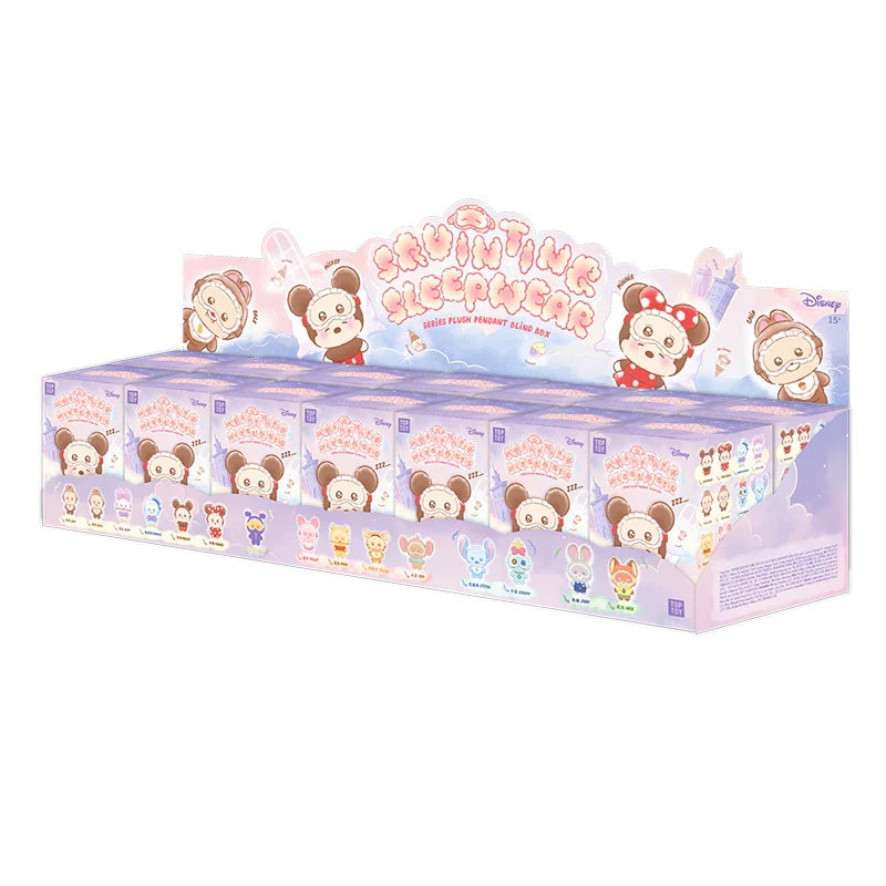 Top Toy x Disney - Squinting Sleepwear Series Plush Keychain Blind Box