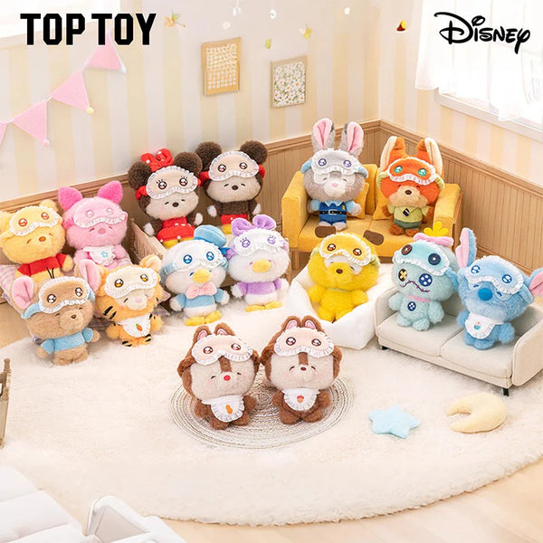 Top Toy x Disney - Squinting Sleepwear Series Plush Keychain Blind Box