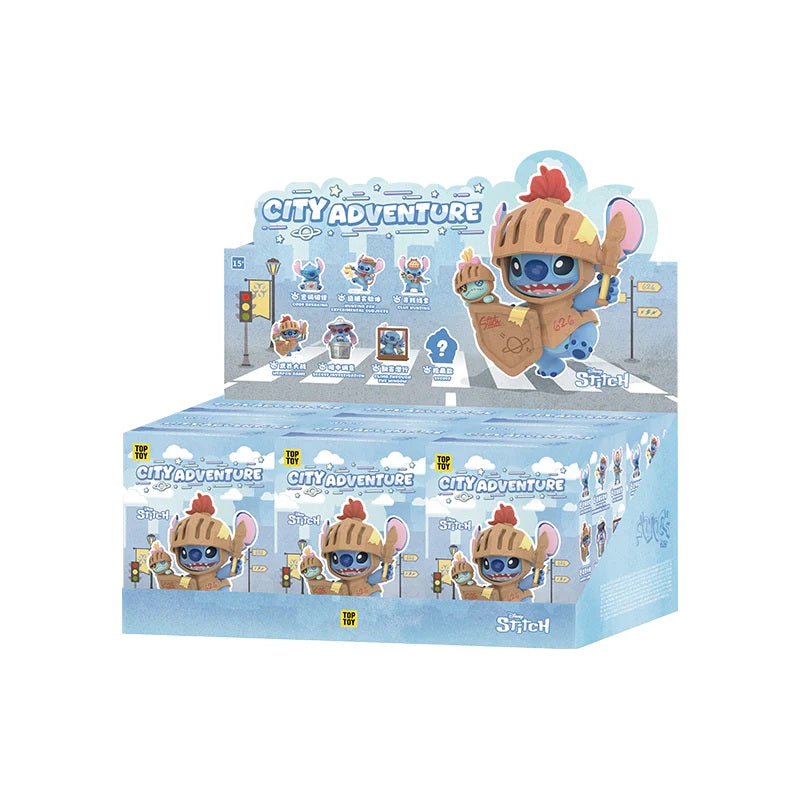 Top Toy x Disney - Stitch City Adventure Series Vinyl Figures Blind Box