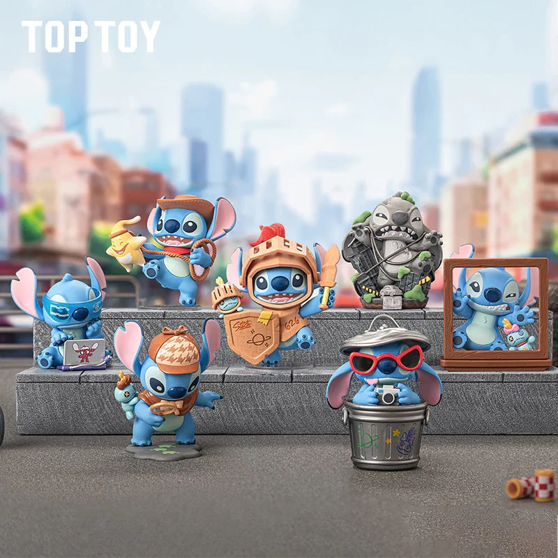 Top Toy x Disney - Stitch City Adventure Series Vinyl Figures Blind Box