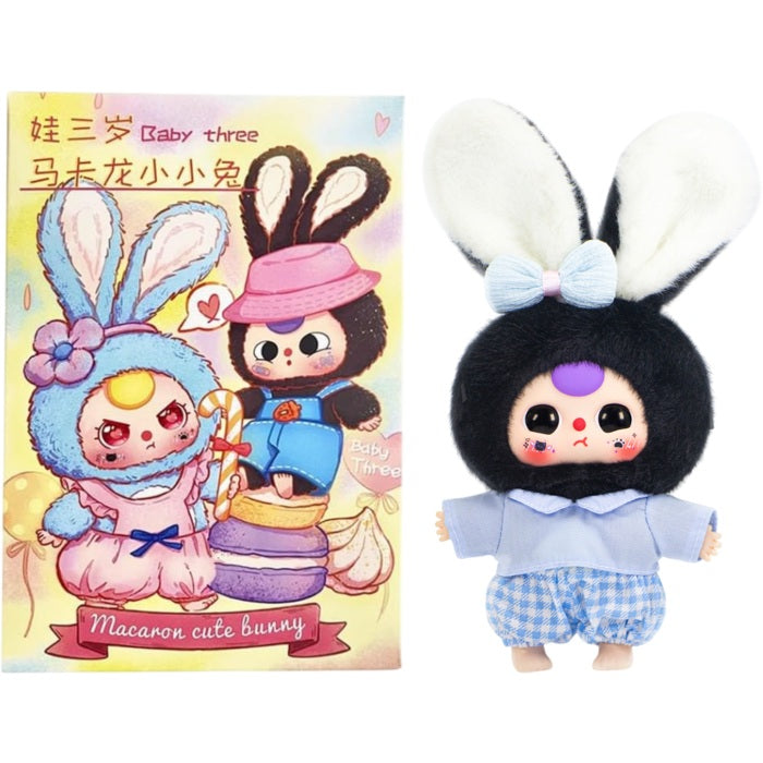 Baby Three - Macaron Cute Bunny Plush Blind Box Assortment