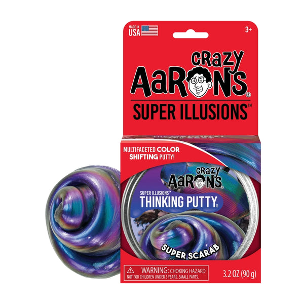 Crazy Aaron's Thinking Putty - Super Illusions - Super Scarab