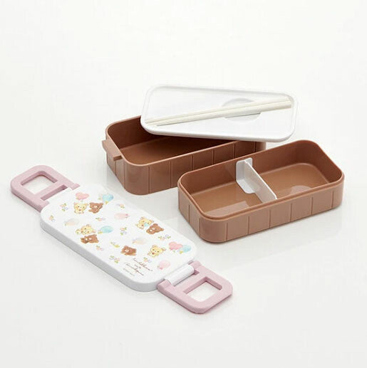 Korilakkuma x Chairoi Coguma Two Tier Bento Lunch Box 600ml