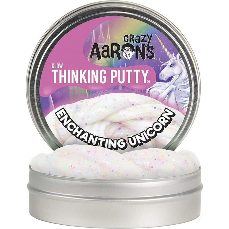 Crazy Aaron's Thinking Putty - Glow Brights - Enchanting Unicorn