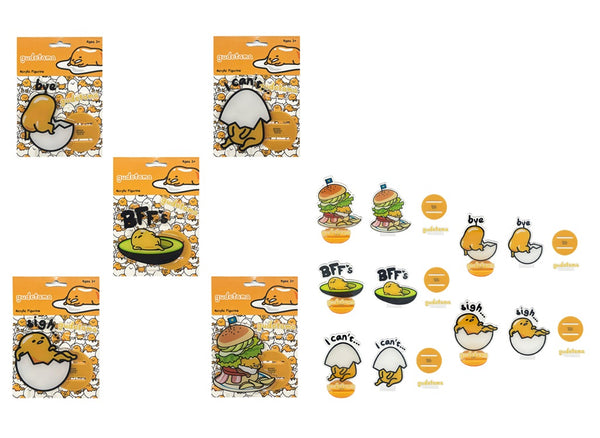 Gudetama Acrylic Figurine Assortment
