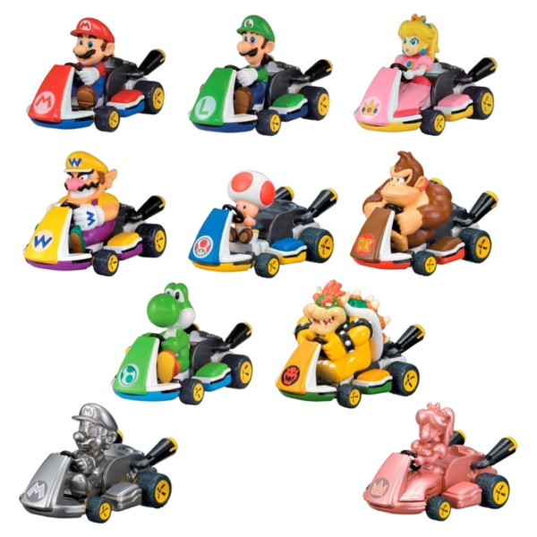 Mario Kart Pull Back Racers 2" Blind Capsule