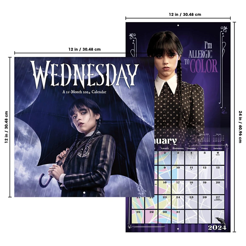 Wednesday - 2024 Square Wall Calendar