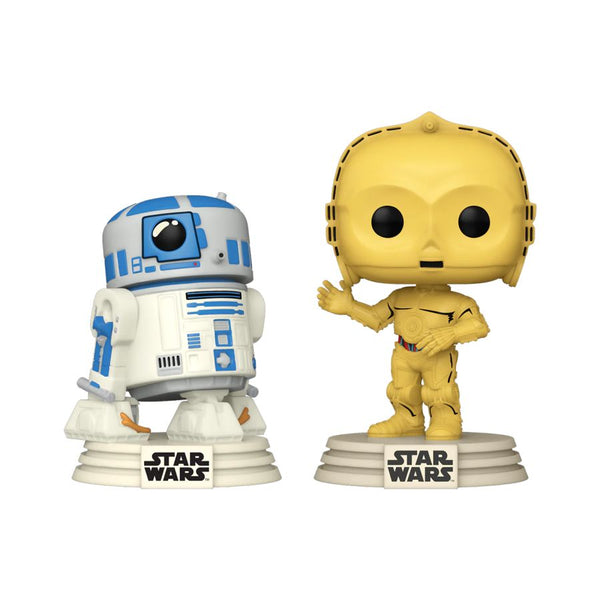 Star Wars: D100 - R2-D2 & C-3PO Retro Reimagined Pop! 2-Pack [RS]